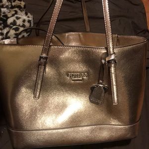 GUESS Rose gold purse . Pretty much brand new !